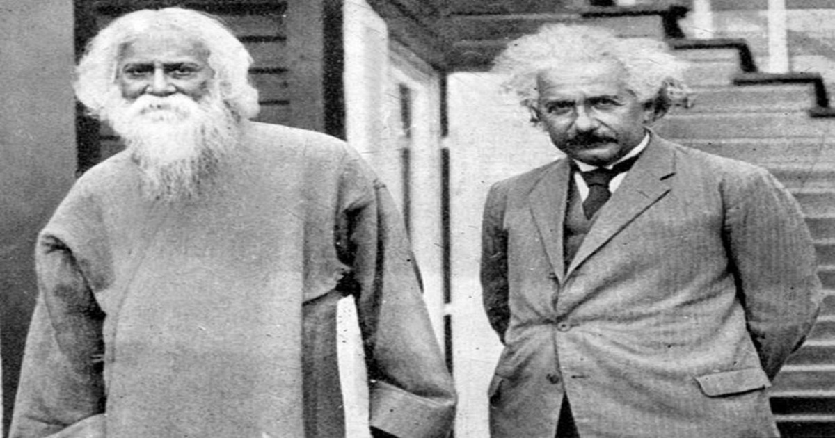 Rabindranath tagore with Einstein