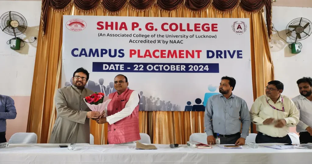 shia pg college placement drive,shia pg college